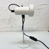 Lampe de bureau blanche, années 1970