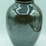 Vase enamelled speckled decoration