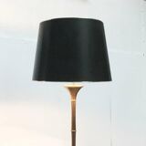 Hollywood Regency bamboo floor lamp by Ingo Maurer for M Design, 1960s.