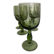 Set de 5 verres XL tulipe soufflés vert romarin