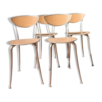 4 chaises style industriel arper