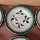 Badonviller - Set of 6 dessert plates in earthenware - Holly pattern