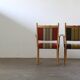 Vintage Pair of Danish Brutalist Armchairs, Henning Kjærnulf Style, 1960s
