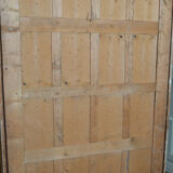 Nineteenth century monumental mirror in gilded wood