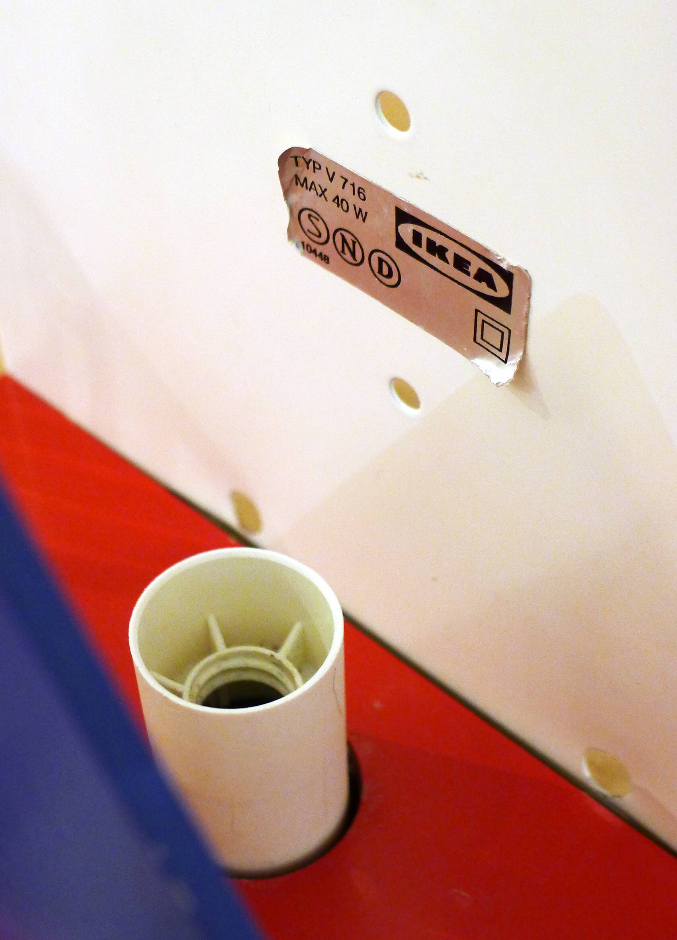 Wall lamp Stoja Ikea Memphis 1980'