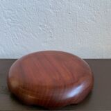 Vintage mahogany trinket bowl