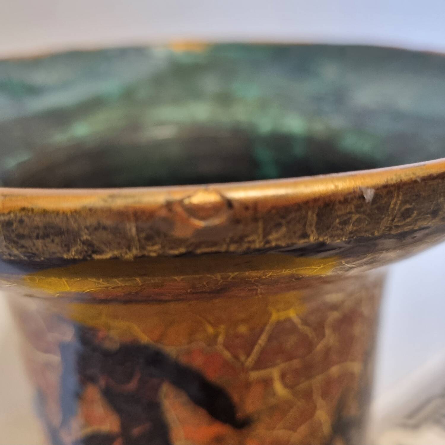 J.Mayodon ceramic vase, 27cm