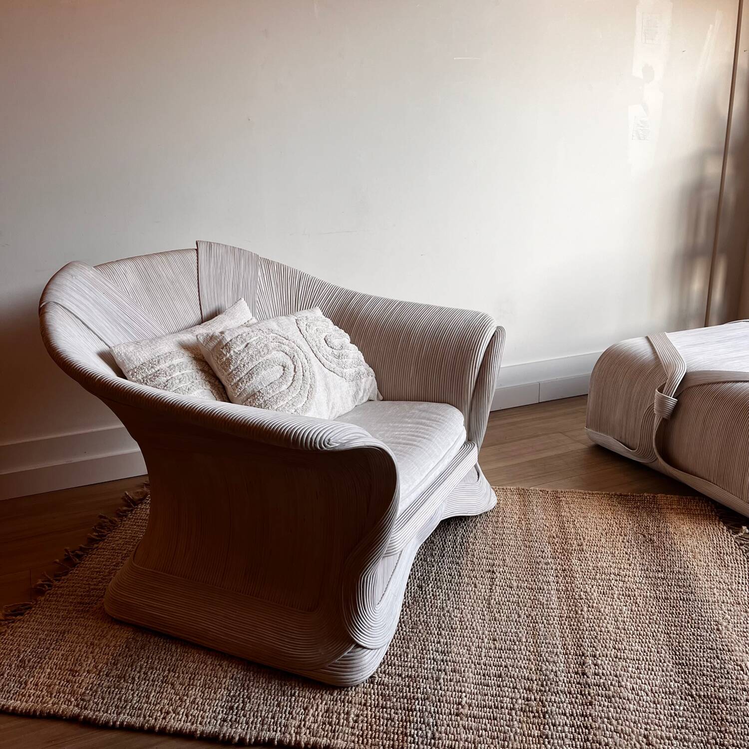 Betty Cobonpue Scultura rattan fauteuil 80’s