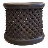 Bamileke African Art wooden coffee table / stool