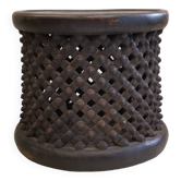 Table basse / tabouret bois Bamileke Art Africain