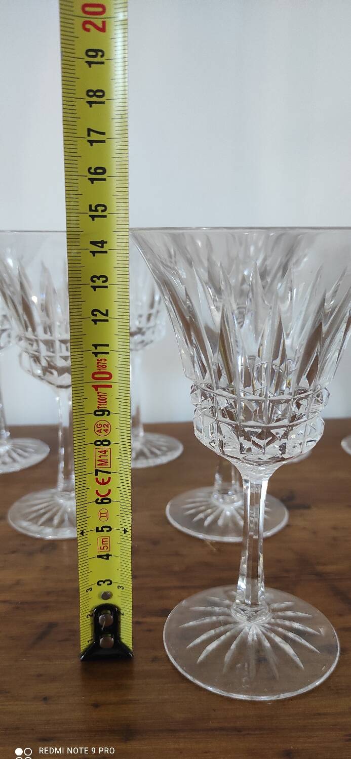 Villeroy and boch crystal wine glass set