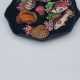 Ceramic plate fish and shellfish