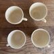 Lot de 4 tasses à café en grès