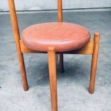 Mid-Century Modern Dining Chairs in the style of Charlotte Perriand, France, 1960s, Set of 4