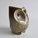 Tirelire en céramique en forme de hibou par Ditmar Urbach, années 1960.