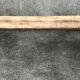 Large wooden bench, red oak, early 20th century.