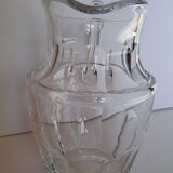 Moser signed crystal pitcher