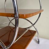 Art deco rolling bar cart, hungary 1930s