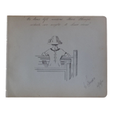 Indian ink drawing circa 1910