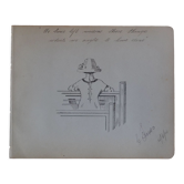 Dessin a l'encre de chine circa 1910