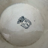 Soupière saint Amand Hamage white and blue