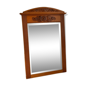 Wooden mirror