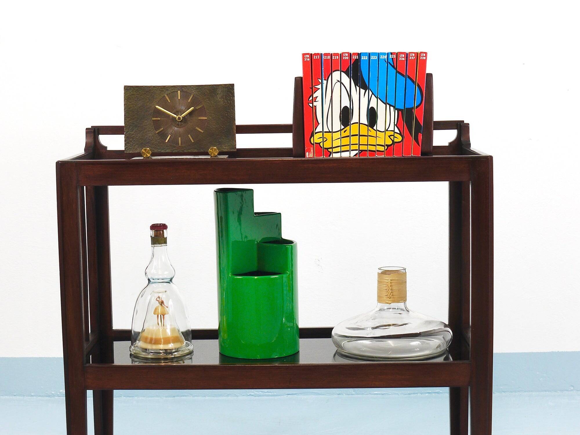 Hagenauer Jirasek unique side table, book shelf, Vienna, 1940s