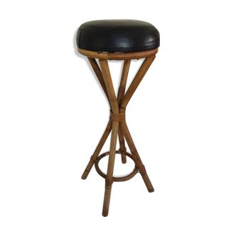 Rattan bar stool