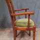 Modern armchair in varnished wood