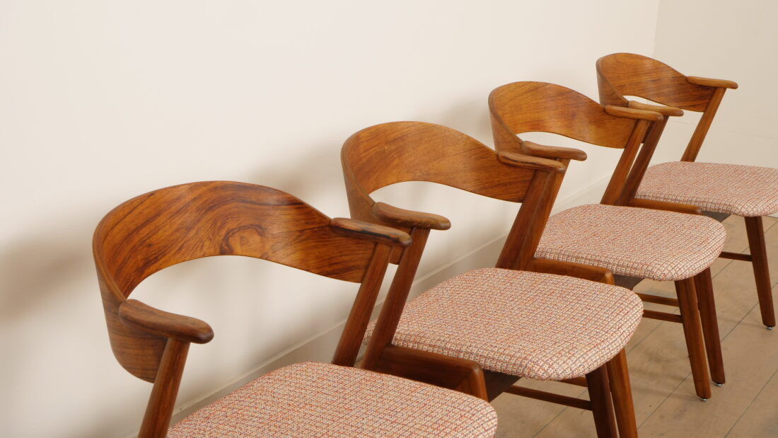 4 x dining chairs | Korup Stolefabrik | KS 21 | Re-upholstered