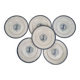 6 flat plates from Lunéville ironstone.
