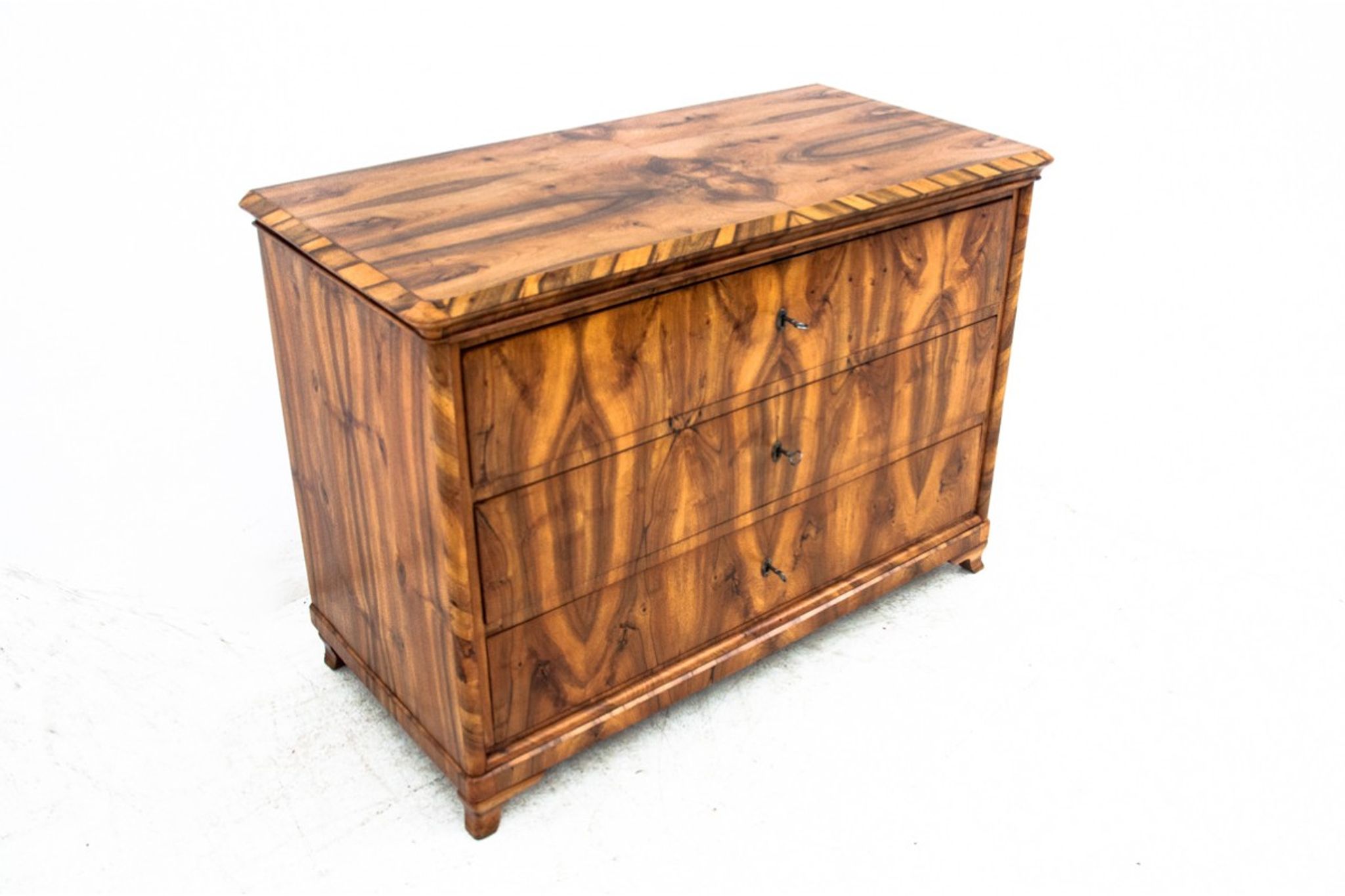 Antique chest of drawers, northern europe, around 1850, after renovation