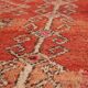 Vintage Moroccan Wool Rug 196 x 350 cm, Berber Handmade Bohemian Rug Unique
