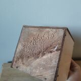 Bird cage, vintage rustic mouse cabinet curiosity