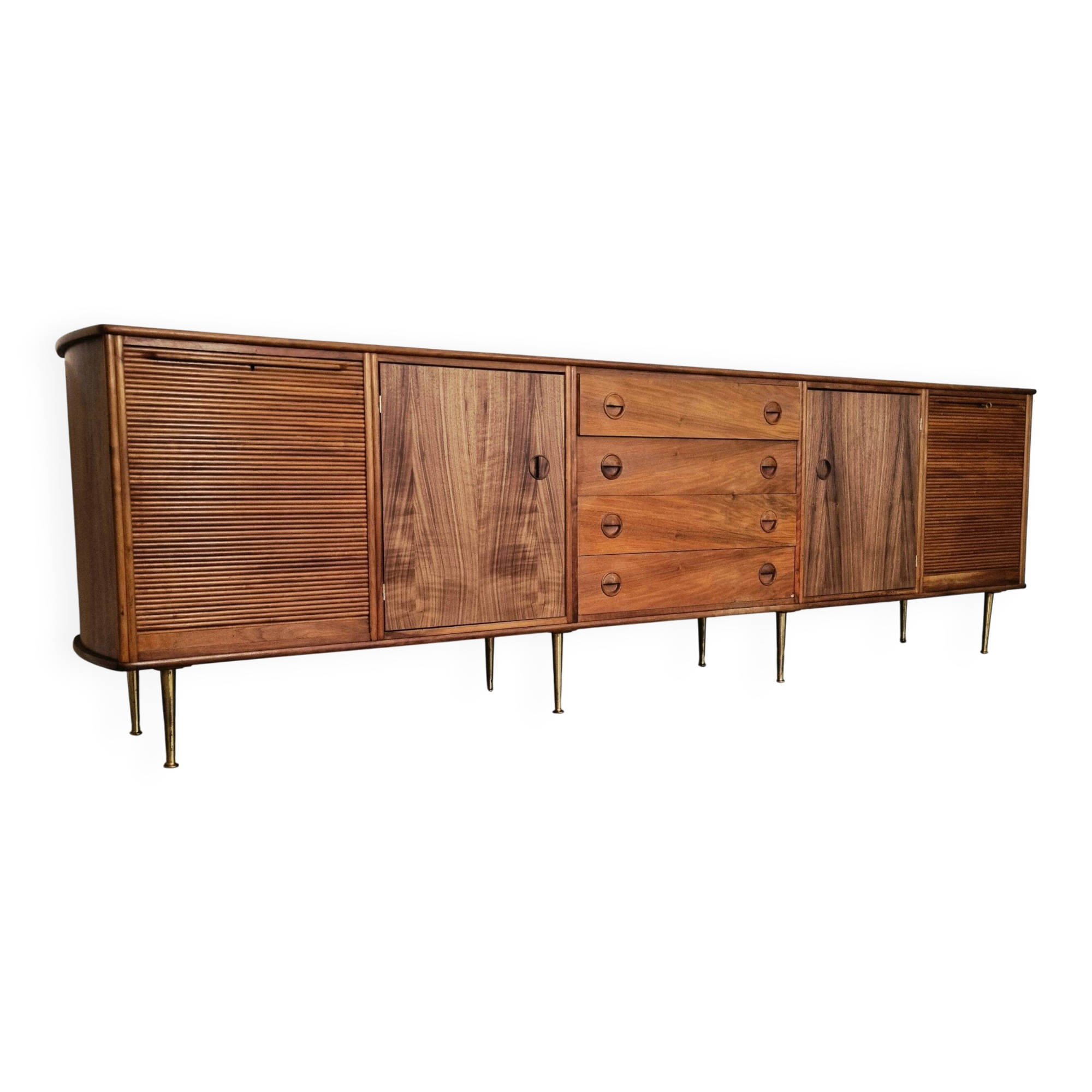 Enfilade en noyer des années 1950 – William Watting Modernord