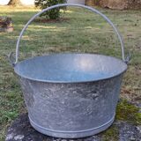 Old Galvanized Steel Basin