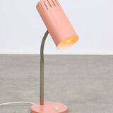 Mid-Century Modern Italian Table Lamp in Salmon and ChromeMid-Century Itali