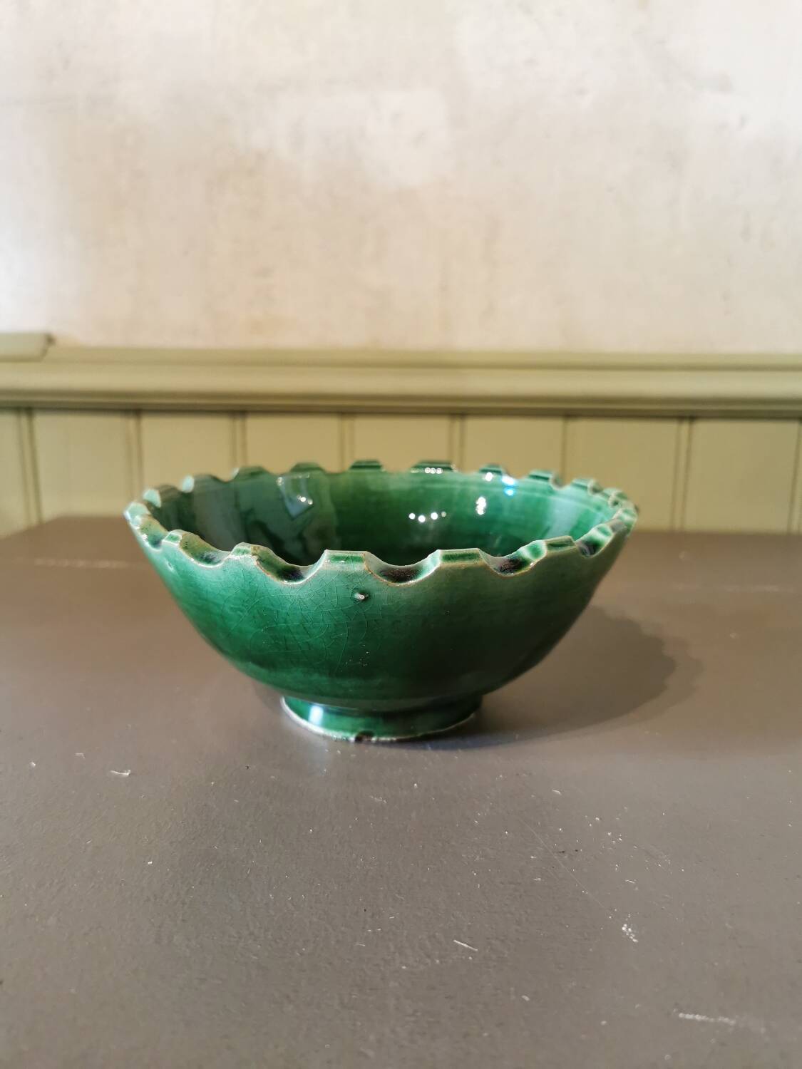 Set of 3 green salad bowls Morocco