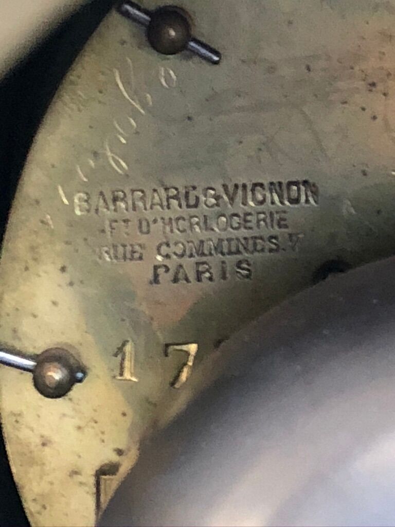 Black marble fireplace pendulum