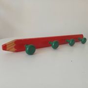 Porte manteau mural crayon vintage