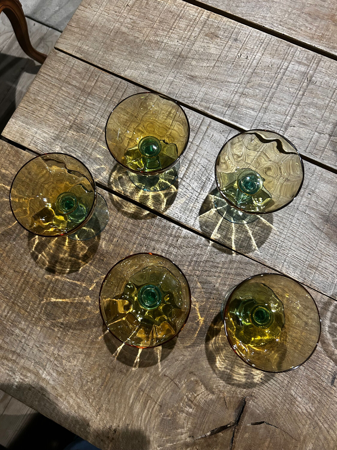Coupes à champagne cristal George Sand
