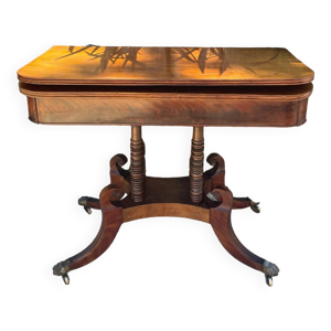 Petite table ou console - acajou