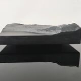 Black marble sculpture