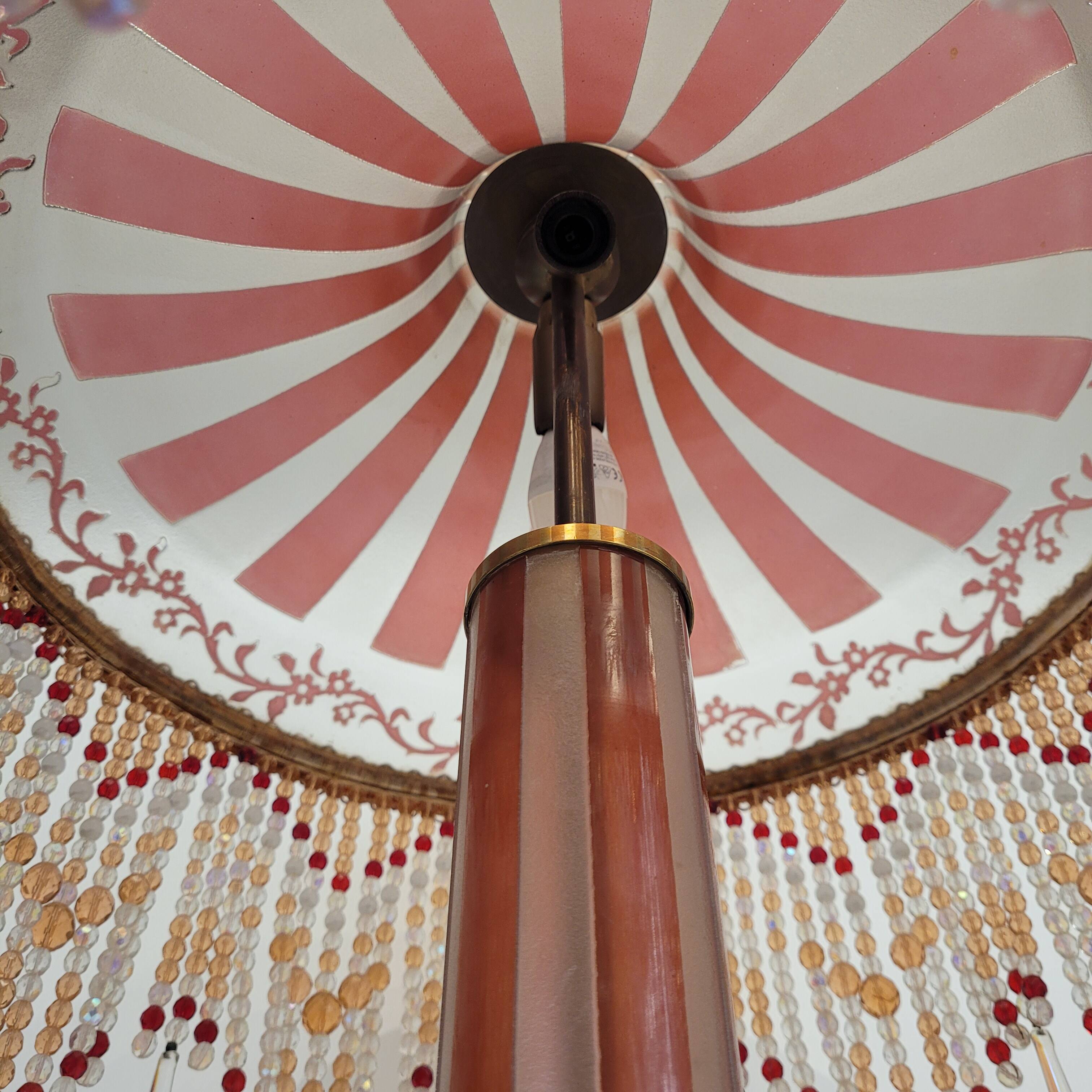 Table lamp, firmed Suberville, Art Nouveau, double glass, s. xx