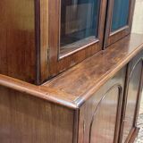 19th century Victorian 2-body bookcase in mahogany