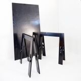 Wooden table by De Pas, D'Urbino, Lomazzi, Acerbis production, 1960s