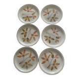 6 flat plates Gien France