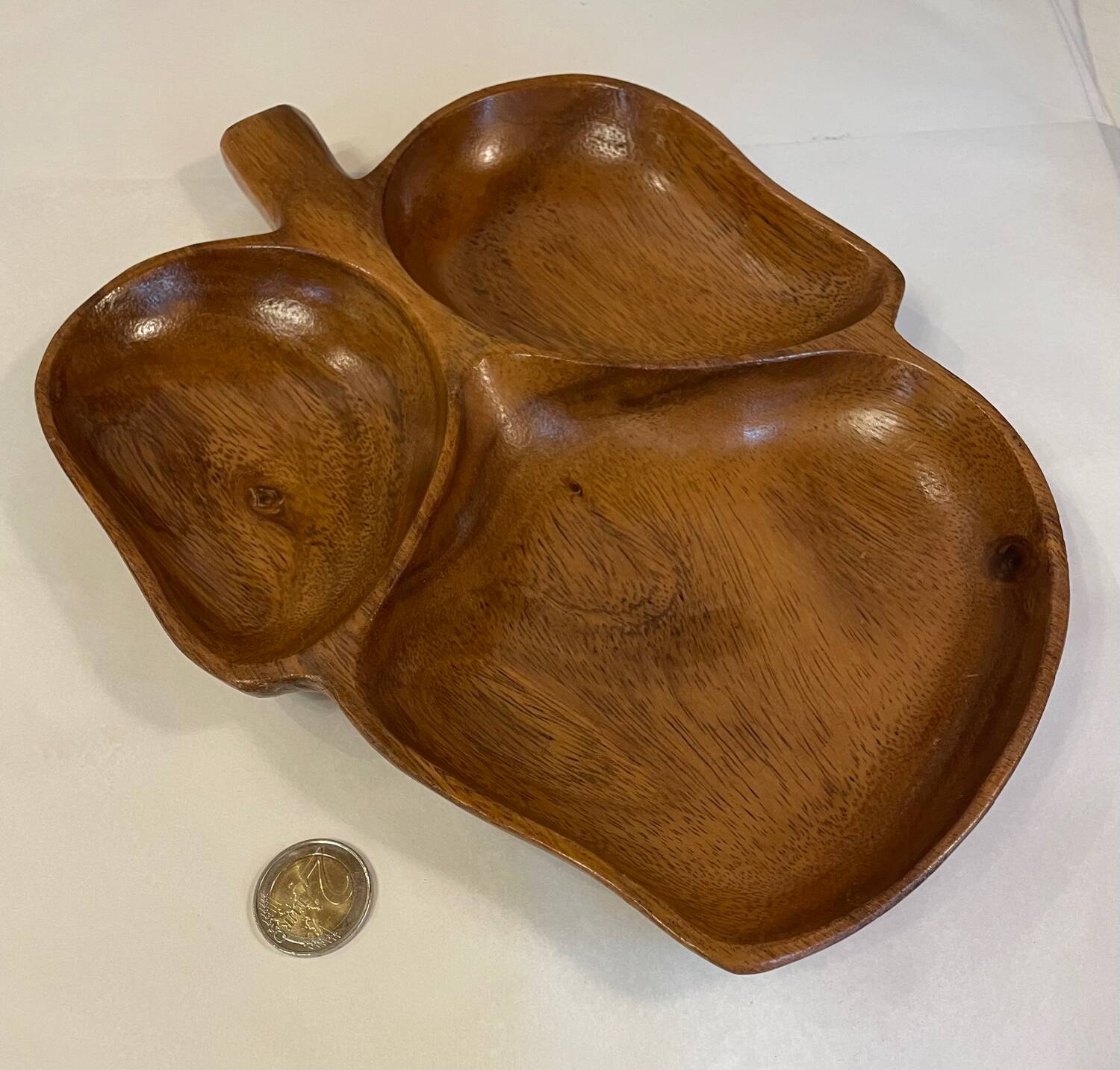 Small teak fruit bowl