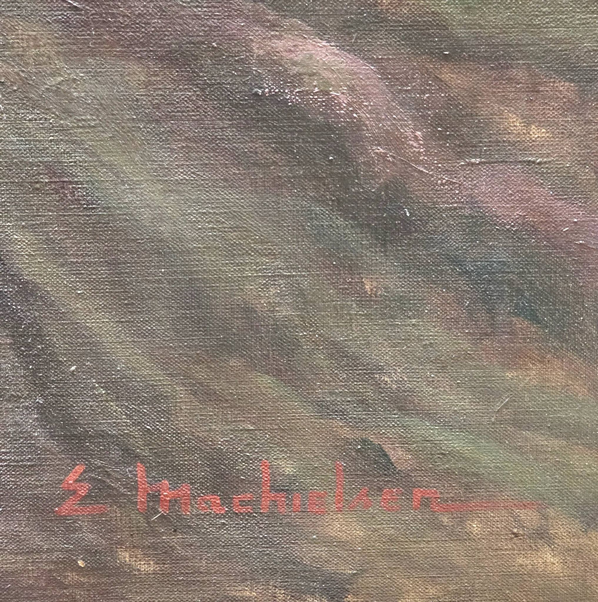 Kind of beauty / oil painting / Eugeen Machielsen (1906 - 1973) / width 140 cm