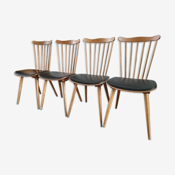 Suite of 4 chairs by Baumann dating from the 1960s